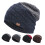 Καπέλο Beanie για άνδρες και γυναίκες Χειμερινά ζεστά καπέλα με πλεκτό βελούδινο 3