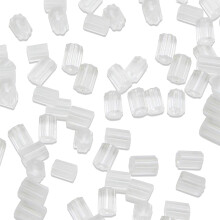 1400pcs Clear Rubber Earring Backs, Silicone Safety Backings Compatible with Fish Hook & Stud Earrings