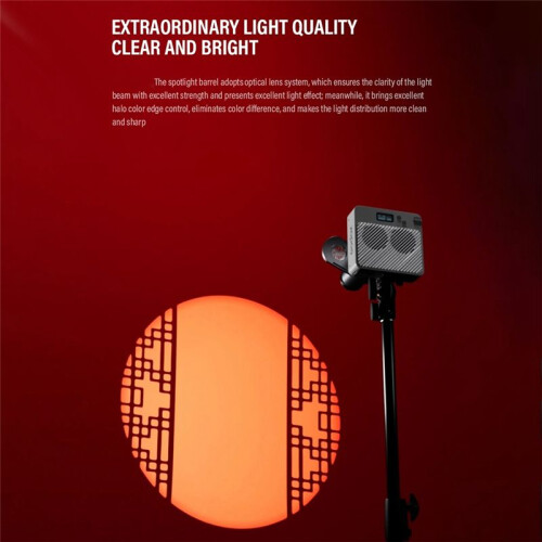 Flash Spotlight Focusing Projection Photography Spotlight Kit with 20PCS  Insert for  ML100Bi 2