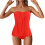 Μαγιό Tankini για γυναίκες, στράπλες, μπαντό μαγιό, μοντέρνο αδυνάτισμα, μονόχρωμο, 2 1