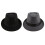2x Vintage Καπέλο Fedora Ανδρικό Καπέλο Παναμά από Μανχάταν με Κορδέλα και Δομημένο 1