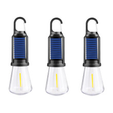 Luz solar de acampamento para uso externo, estilo vintage, LED branco quente1