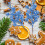 FRCOLOR 10Pack Foam Blue Christmas Tree Picks for Decorative Items 2