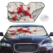 Pare-soleil de pare-brise Plum pour voiture – Protection de vitre accordéon pour camion et voiture, protection du tableau de bord, compatible avec