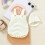 Conjunto de body e macacão de malha para bebê com gorro, sem mangas, em algodão, estilo suéter liso – compatível com bebês de 18 meses 2