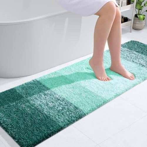 Badeværelsesløber mikrofiber 59x17 tommer