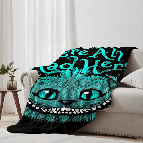 Flanneltæppe Alice i Eventyrland Cheshire Cat 1