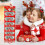Enveloppe cadeau de Noël à 10 compartiments – Papier rouge 2