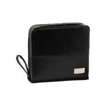 Draagbare organizer voor make-upkwasten met standaard, waterdichte reistas voor kwasten en andere make-upaccessoires.
