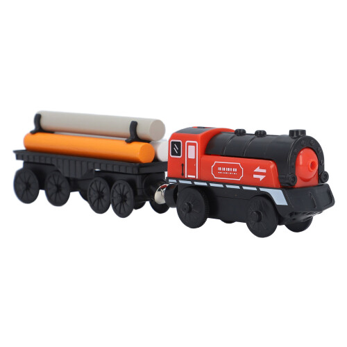 Ensemble de train électrique ABS+bois de tilleul, 1xAAA, en bois 1