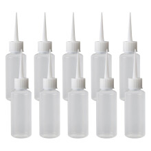 10 Pcs 50ml Plastic Squeeze Bottles with Fine Tip Precision Glue Applicators for Crafts