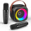 Kids Karaoke Machine with 2 Microphones Black 1