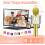 Gold Handheld Wireless Karaoke Microphone 3