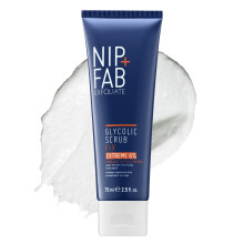Nip + Fab Glycolic Fix Scrub Extreme – 6% Glycolic Acid (AHA) and 1% Salicylic Acid (BHA) High-Potency Exfoliating Face Scrub for Resurfacing, Deep