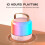 Portable Pink Karaoke Machine with Dual Microphones 4