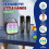 Portable Mini Karaoke Machine with Dual Mics Black 4