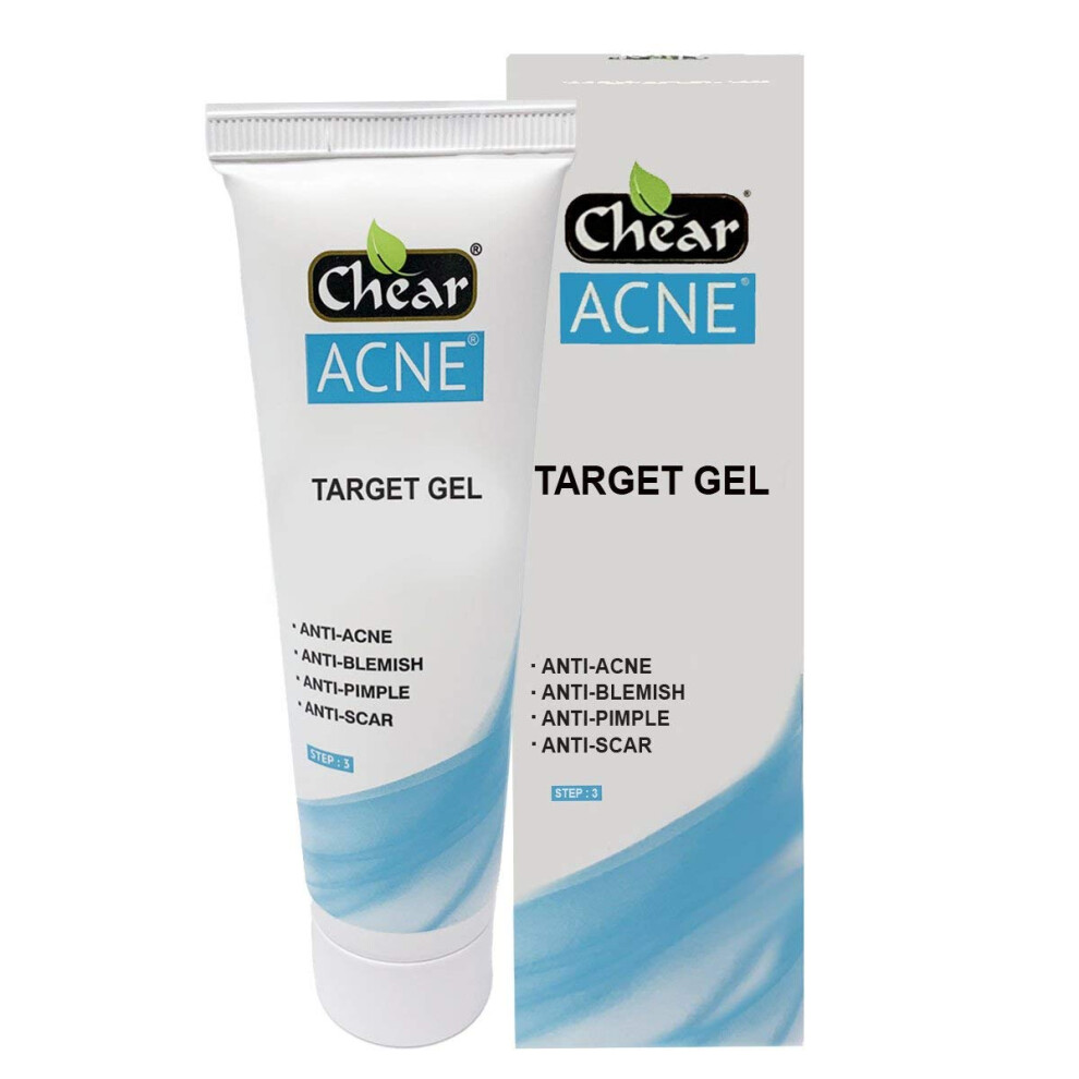 Chear Acne Target Gel 50G - With Salicylic Acid Blemish Spot Treatments Scar Removal Pimple For Adults And Teens