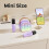 Mini Karaoke Machine with Dual Mics Purple 6
