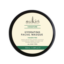 Sukin Signature Hydrating Facial Masque 200g - with a blend of Mango Seed Butter, Avocado, Essentisal Oils; cruelty free & vegan friendly - nourishes