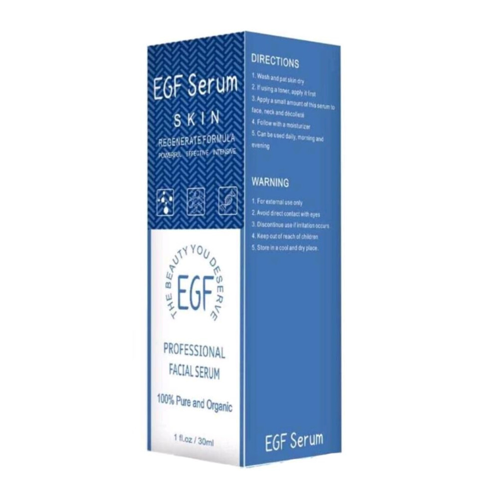 Epidermal Growth Factor EGF Oligopeptide Serum Skin Anti Aging Cell Repair Rejuvenate 30ml Moisturising Hydrating