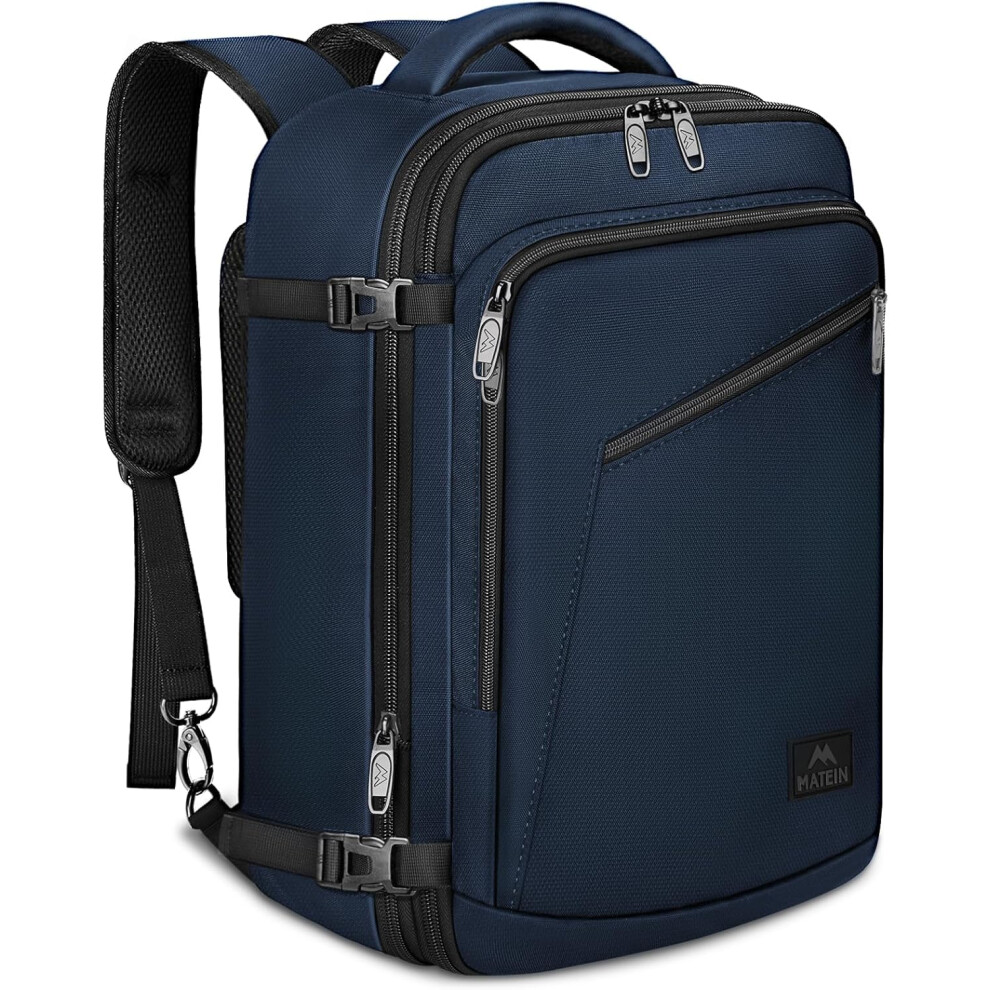 Matein For New Expandable Ryanair Cabin Bags 40X30x20 Underseat, Travel Backpack Cabin Size 24L, Travel Rucksack 40X30x20, Ryanair Underseat Bag,