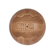 FNine Sports Antique Leather Balls, Vintage Balls Hand Made, (Football Light Brown)