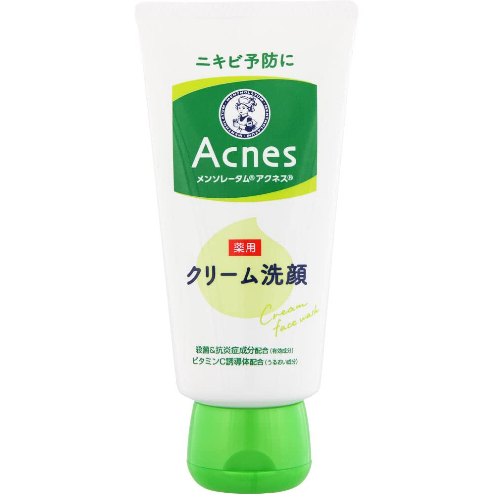 Acnes Cream Rohto Facial Washing 130G