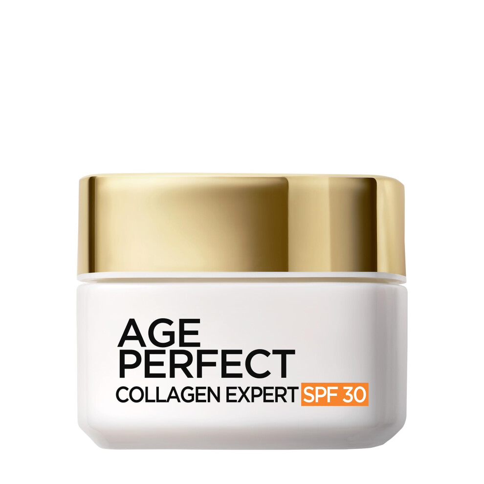 L'oreal Paris L'or?Al Paris Anti-Aging Face Cream For Mature Skin, Firmer And Smoother Skin, Reduced Age Spots, With Spf30 And Micro Collagen Peptides, Age Perfect