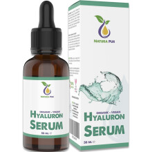 Hyaluronic Acid Face Serum 50ml, vegan - Hyaluronic Acid Moisturiser with Aloe Vera against wrinkles on the face, neck, d?collet? - Organic Natural