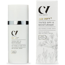 Green People Age Defy+ Tinted DD Moisturiser SPF15 Medium - Colour Correcting Day Cream - Alcohol Free - Vegan, 30ml