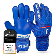 Reusch Attrakt Silver Glove Deep Blue/Deep Blue 7.5