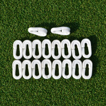 FORZA Football Goal Net Clips - [Bulk Buy] | 7x Pack Sizes | Hard-Wearing Plastic & 100% Weatherproof | Compatible With All Goals | Easy To Secure |