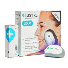 LUSTRE? ClearSkin Solo ? Blue Light Acne Treatment Device, UV?Free & Wireless | LED Therapy for Face & Body, Spots & Blemishes | Helps Reduce