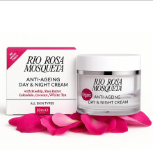 Rio Rosa Mosqueta Face Cream - Moisturiser Face Men Women, Day & Night Cream with Rosehip Seed Oil, Shea Butter, Coconut Oil, Aloe Vera, Red Algae,