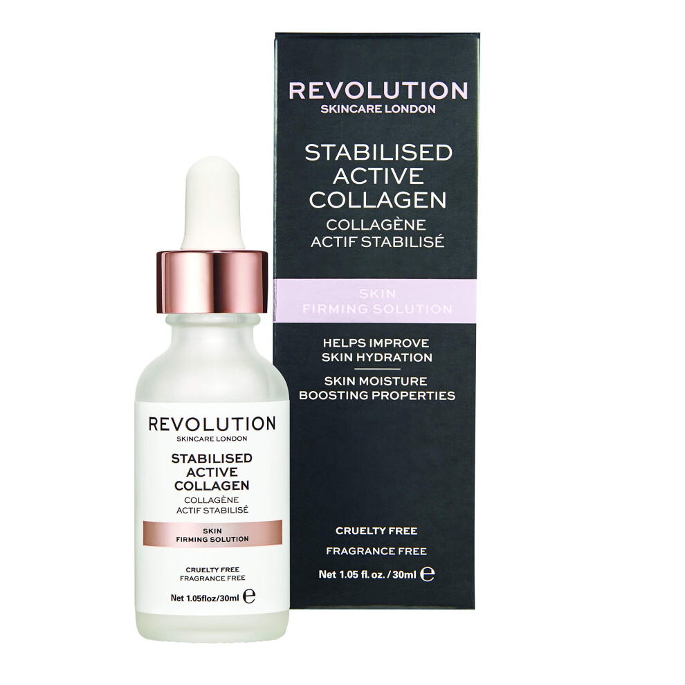 Revolution Skincare London , Stabilised Active Collagen, Skin Firming Solution, Serum, 30Ml