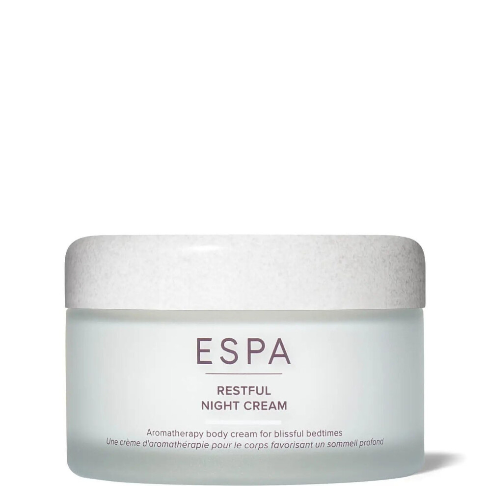 Espa Cream/Lavender | Restful Night | 180Ml | Make Bedtime Blissful | Clary Sage, Eucalyptus, Chamomile & Ashwagandha | Cosmos Natural Certified &