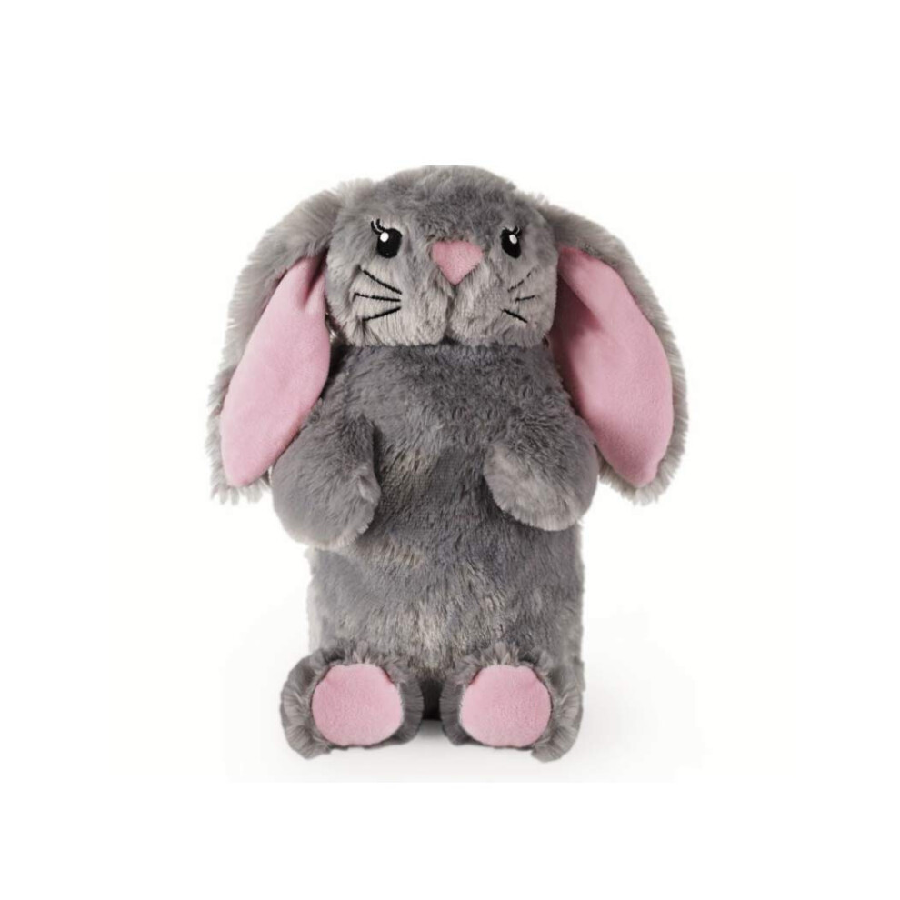 Home Living Deseo Bunny Hot Water Bottle In Luxurious Faux Fur (1 Litre) - Medium, Plush, Pink
