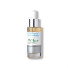 The Organic Pharmacy Retinol Night Serum 30ml - 2.5% Encapsulated Retinol, Anti-aging, Smooths wrinkles, Reduces Pigmentation, 94.30% Organic, 98.90%