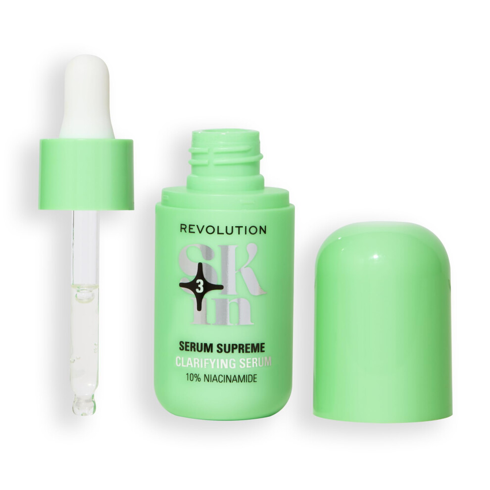 Revolution Skincare London Revolution Skin, 10% Niacinamide Clarifying Face Serum, Hydrates & Smoothes Skin, Vegan & Cruelty-Free, 30Ml