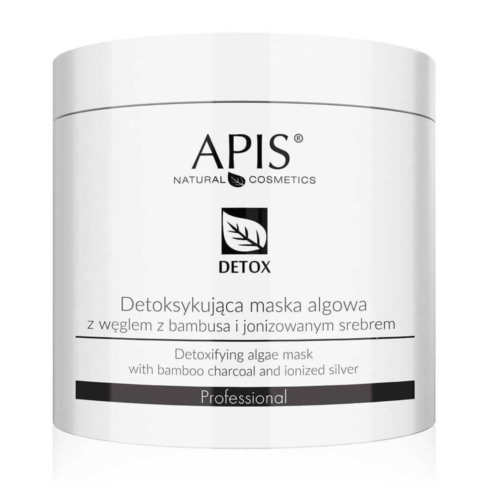 Apis Silver Professional Detoxifying Algae Mask With Bamboo Charcoal And Ionised 200G