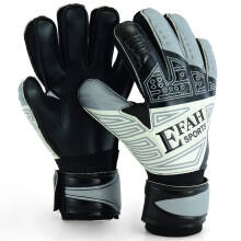 EFAH SPORTS Football Goalkeeper Gloves For Kids Boys Children Youth Soccer Goaile Glove With Fingersave and Double Wrist Protection Strong Grip Palms