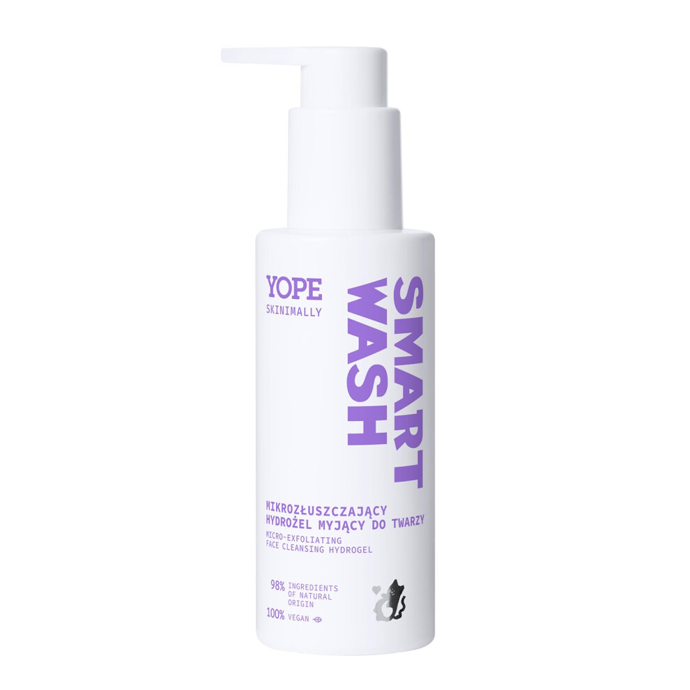 Yope Natural Face Cleansing | 98% Natural Ingredients | Exfoliating |Refreshing | Skinimally Face Cleansing Hydrogel 150Ml