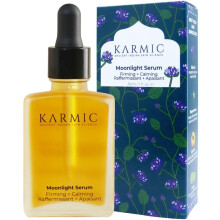 Karmic Skin Anti Ageing Face Serum: Bakuchiol + Vitamin C | Wrinkles, Dark Spots, Hyperpigmentation Night Treatment | Best Natural Retinol | Hydrating