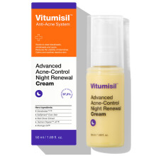 Dermz Vitumisil Active Night Cream (50?ml) is a regenerating overnight moisturiser carefully formulated for sensitive, acne-prone, oily and reactive