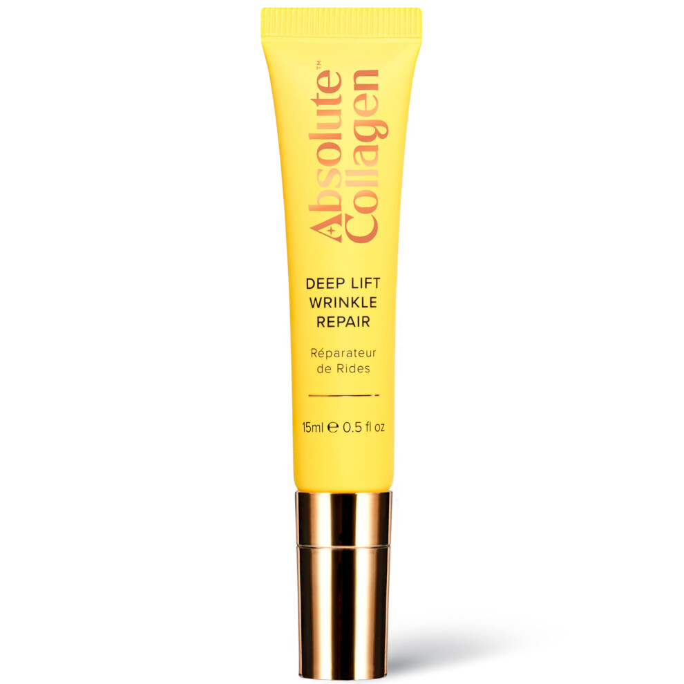 Absolute Collagen Cream Deep Lift Wrinkle Repair 15Ml - Anti-Aging Peptide Treatment For Instant Wrinkle Blurring, Hydration & Firming - With