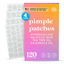120 CT Pimple Patches - Spot Patches w/ Tea Tree Oil & Calendula Oil - Four Sizes - Pimple Patch, Hydrocolloid Acne Patch, Dots for Spots - Spot