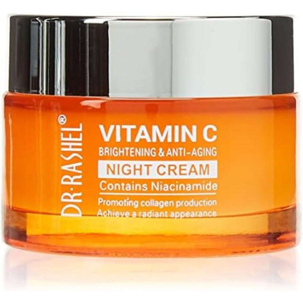Dr.rashel Dr Rashel Moisturising Vitamin C Cream, Day And Night Face Cream With Hyaluronic Acid, Brightening, Anti Wrinkle And Anti Aging, Dark Circle, Fine