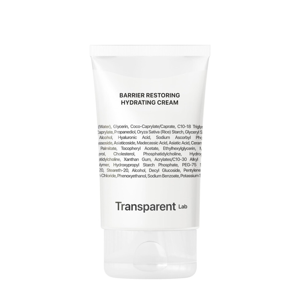 Transparent Lab Barrier Restoring Hydrating Cream - Ultra Hydrating Facial Cream