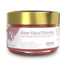 Fatima's Garden Natural Aker Fassi Powder with Pomegranate Bark - Traditional Moroccan Lip & Cheek Tint 50g