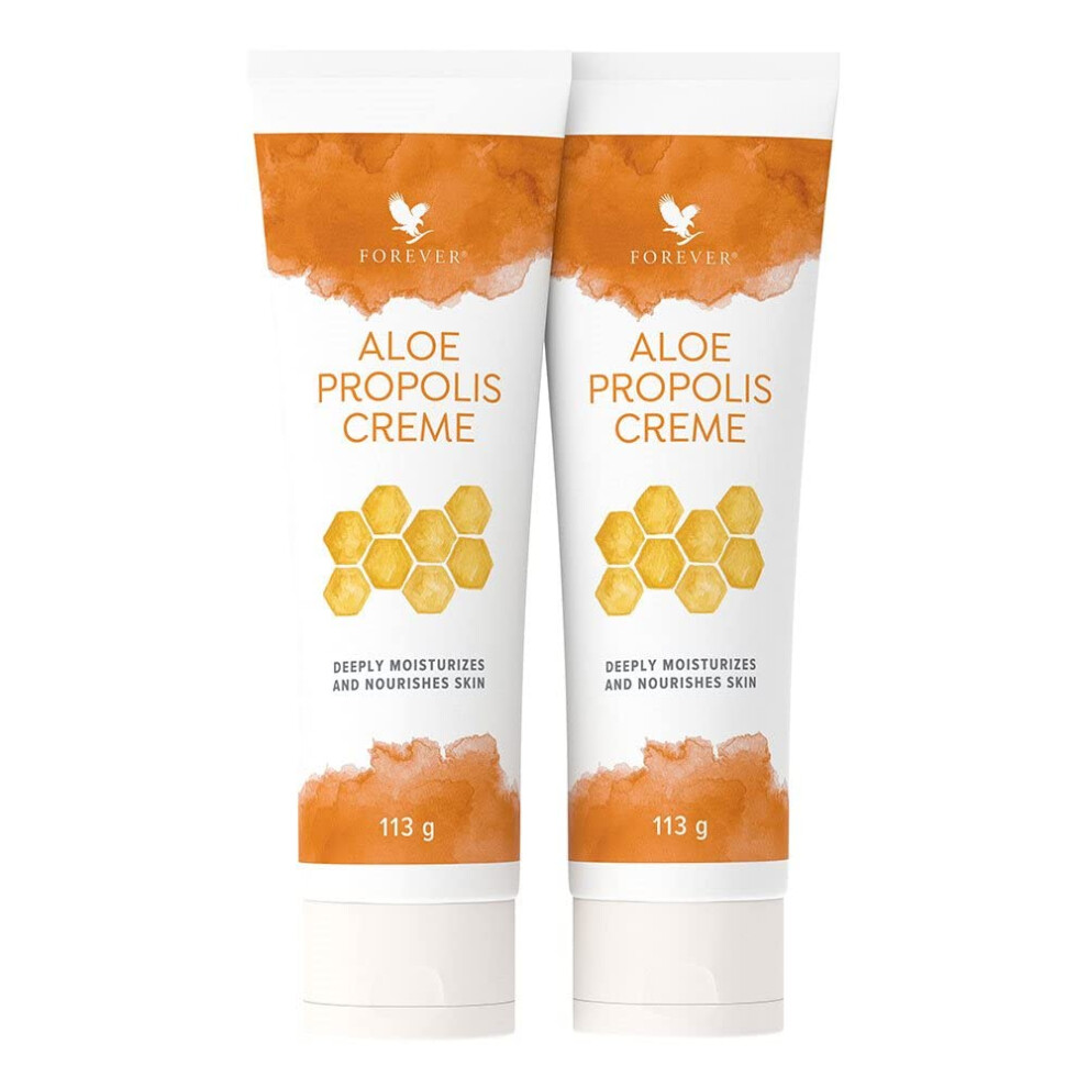 Forever Living Products Forever Aloe Propolis Cr?Me 113G, Vegan Friendly, Every Day Moisturizer (Bundle Of 2)